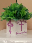 princess queen crown cross communion box